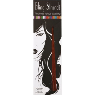 Bling Chocolate Sizzling Hair Strands, 25/Pack