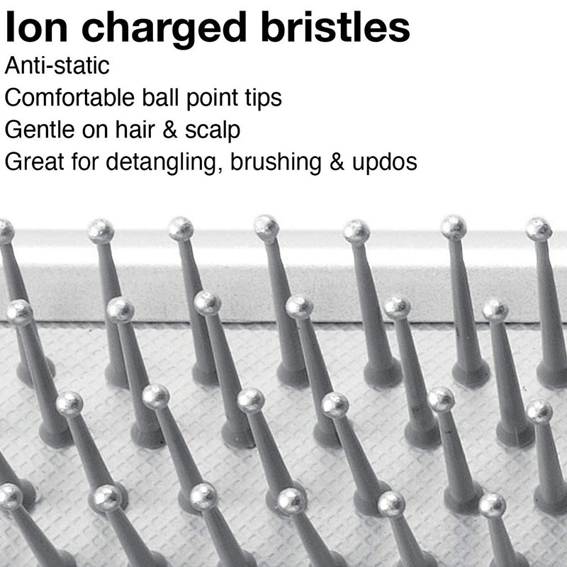 Olivia Garden Ceramic & Ion Thermal Breast Cancer Awareness Paddle Brush - Image 4