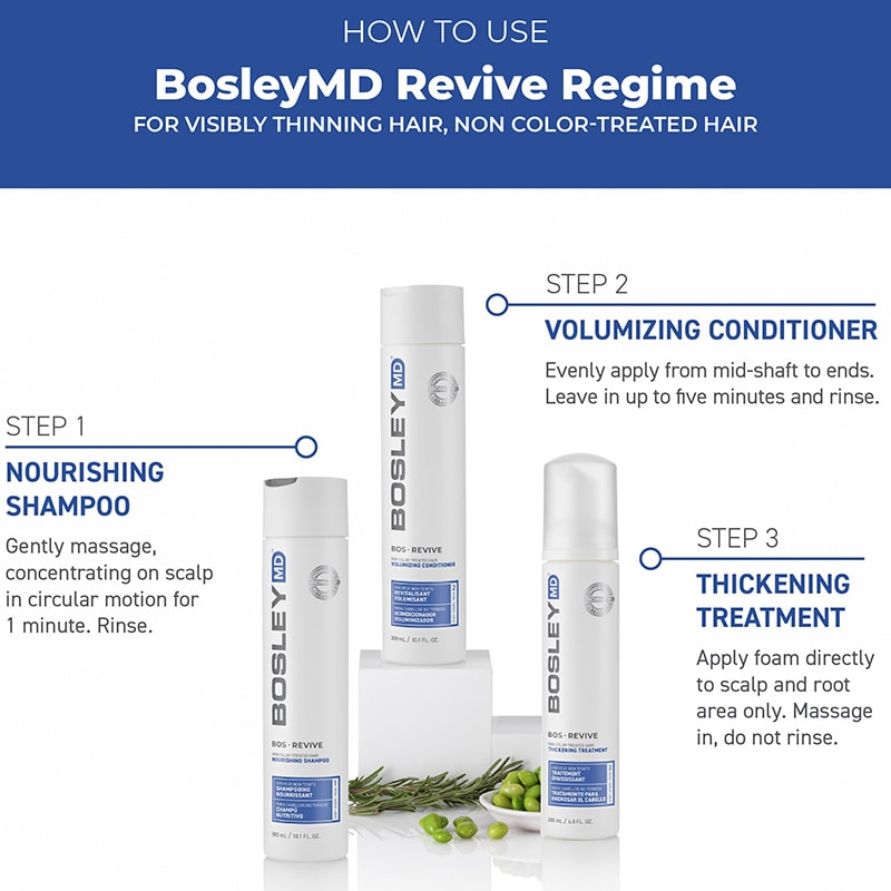 Bosley Revive for Non-Coloured Visibly Thinning Hair Volumizing Conditioner - Image 12