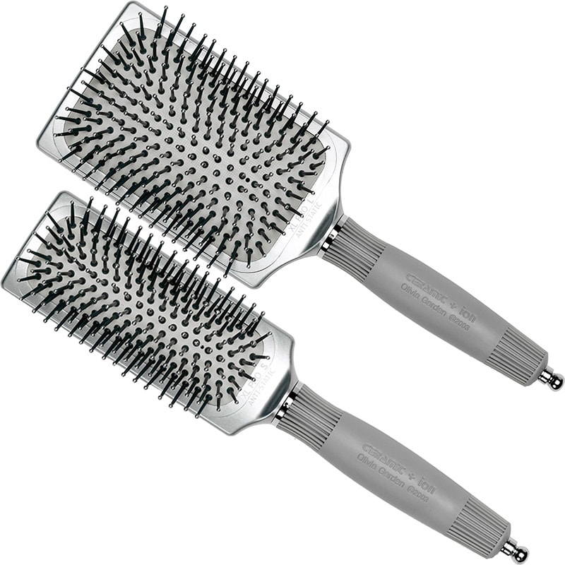Olivia Garden Ceramic & Ion XL Pro Paddle Brush Collection