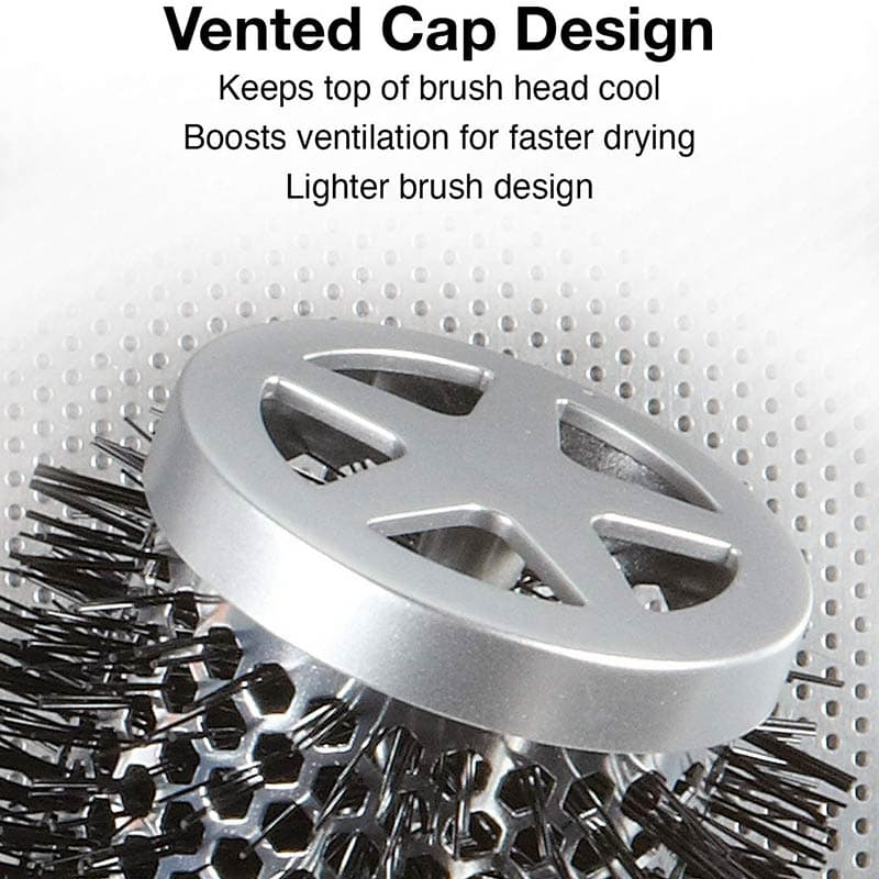 Olivia Garden ProThermal Soft White Bristles Brush Collection - Image 3