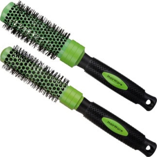 Hairware Ceramic & Ion Green Brush Collection