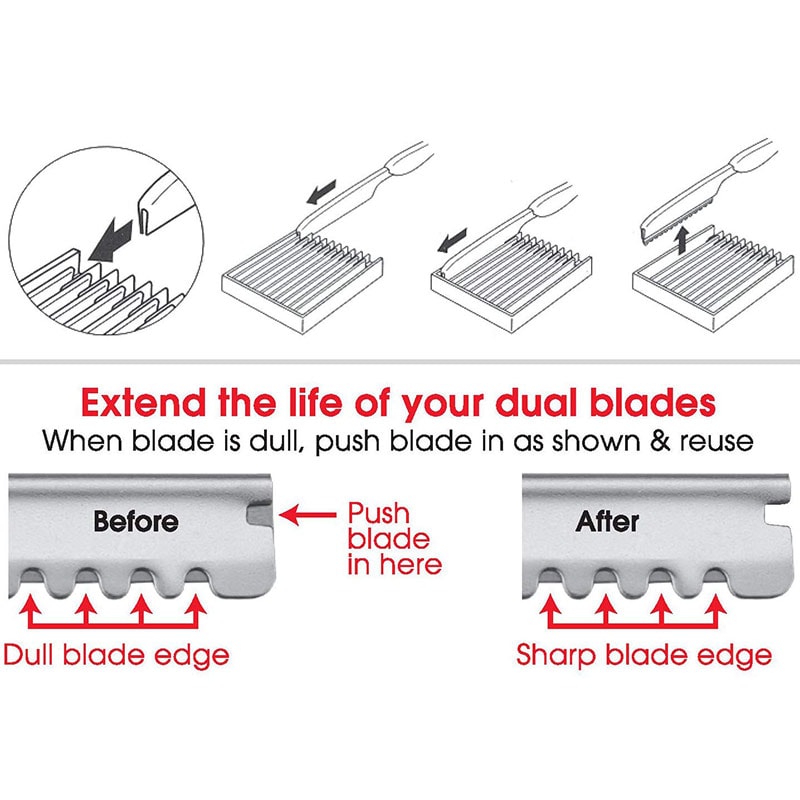 Olivia Garden The Edge Razor Blades, 10/Box - Image 3