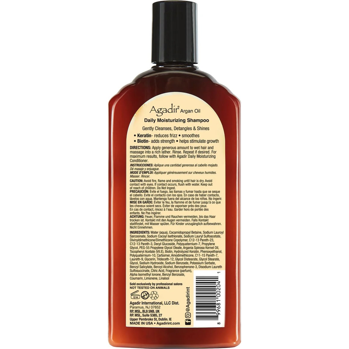 Agadir Argan Oil Daily Moisturizing Shampoo - Image 2