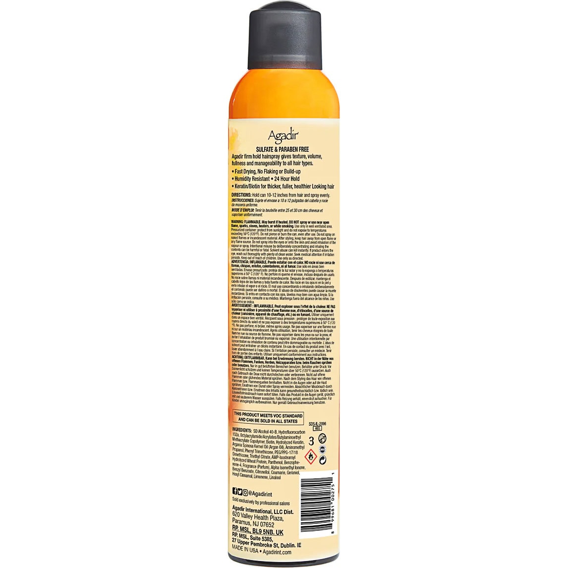 Agadir Argan Oil Volumizing Hairspray Firm Hold - Image 2