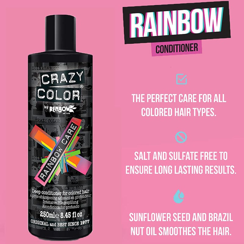 Crazy Color Rainbow Deep Conditioner, 250ml - Image 2