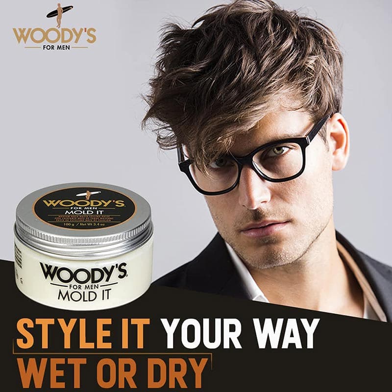 Woody's for Men Mold It Matte Styling Paste, 100g - Image 3