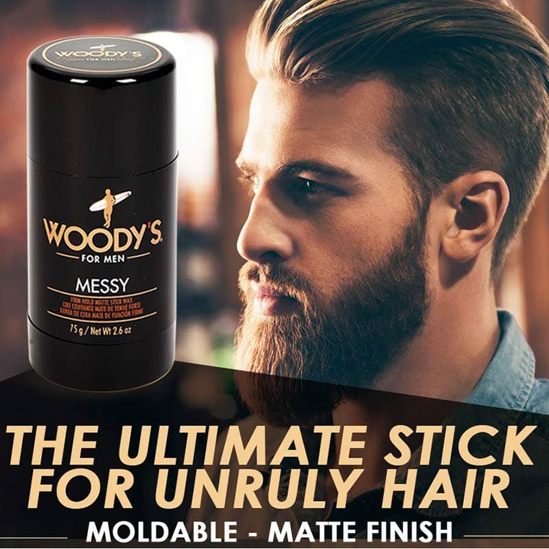 Woody's for Men Messy Stick Wax, 75g - Image 2