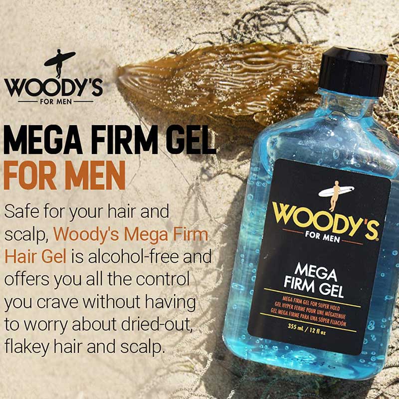 Woody's for Men Mega Firm Gel, 335ml - Image 2