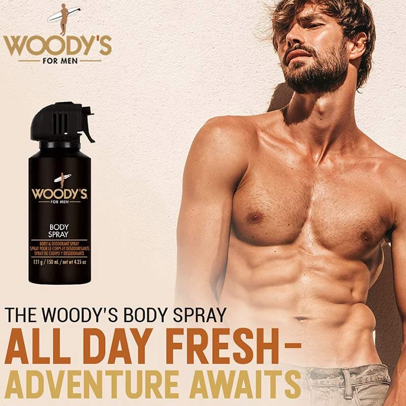 Woody's for Men Love Grenade Body & Laundry Spray, 150ml - Image 3