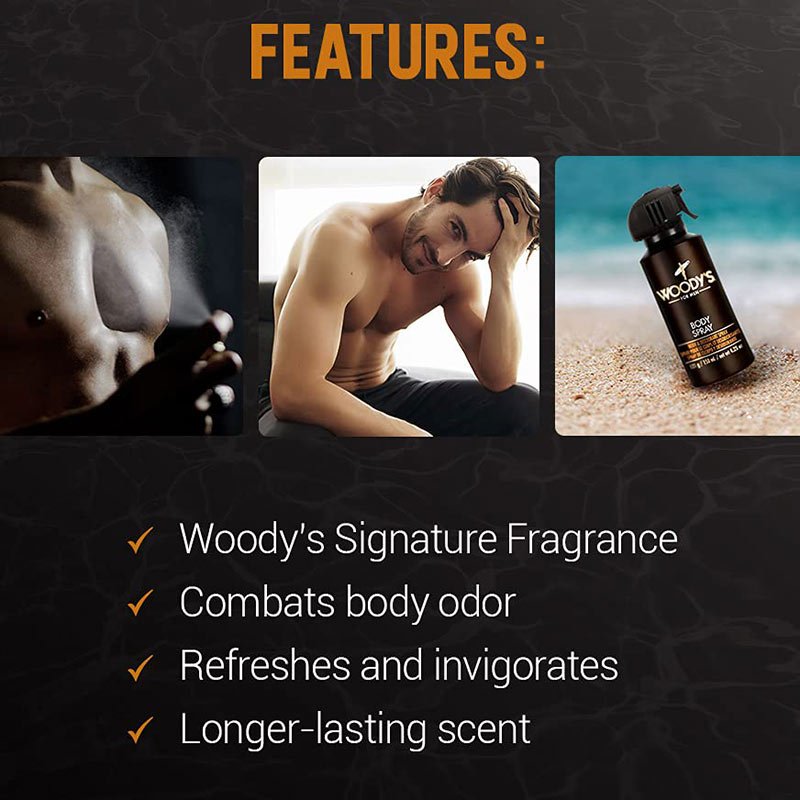 Woody's for Men Love Grenade Body & Laundry Spray, 150ml - Image 4