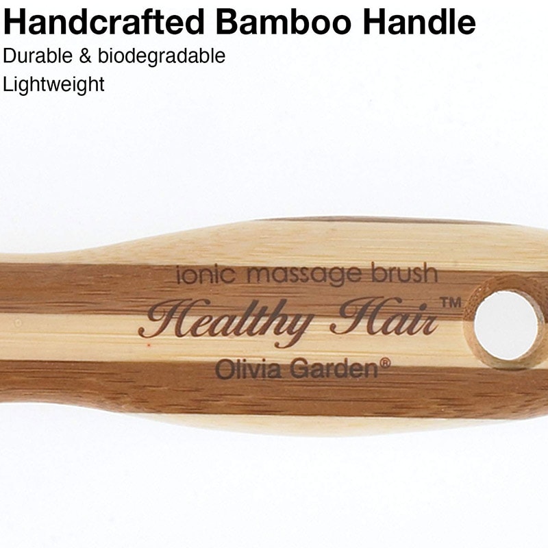 Olivia Garden Healthy Hair Bamboo Paddle & Cushion Brush Collection - Image 2