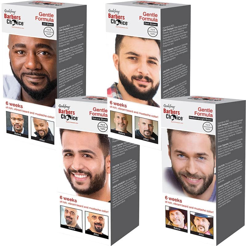 Godefroy Barbers Choice Men's Beard & Moustache Colour Kit