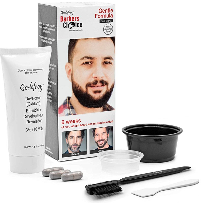 Godefroy Barbers Choice Men's Beard & Moustache Colour Kit - Image 3