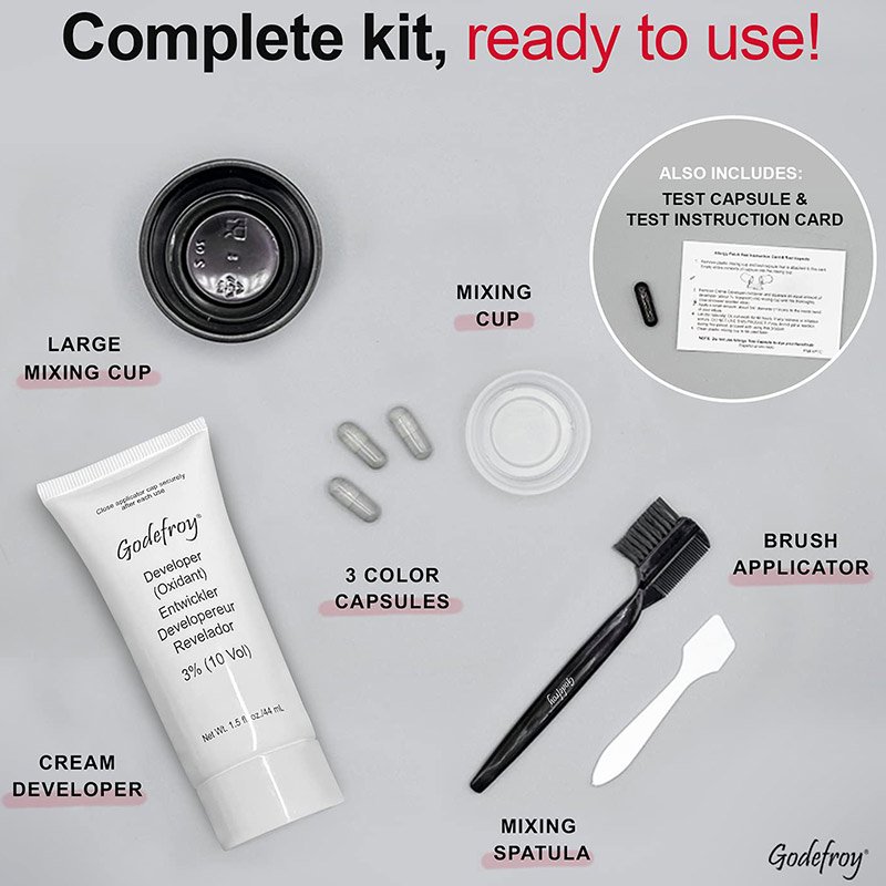 Godefroy Barbers Choice Men's Beard & Moustache Colour Kit - Image 4