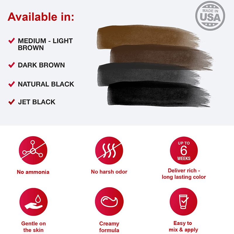 Godefroy Barbers Choice Men's Beard & Moustache Colour Kit - Image 7