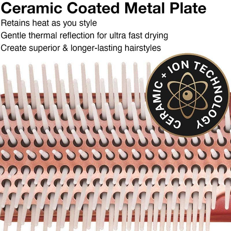 Olivia Garden HeatPro Ceramic & Ion Copper Thermal Brush Styler Collection - Image 3