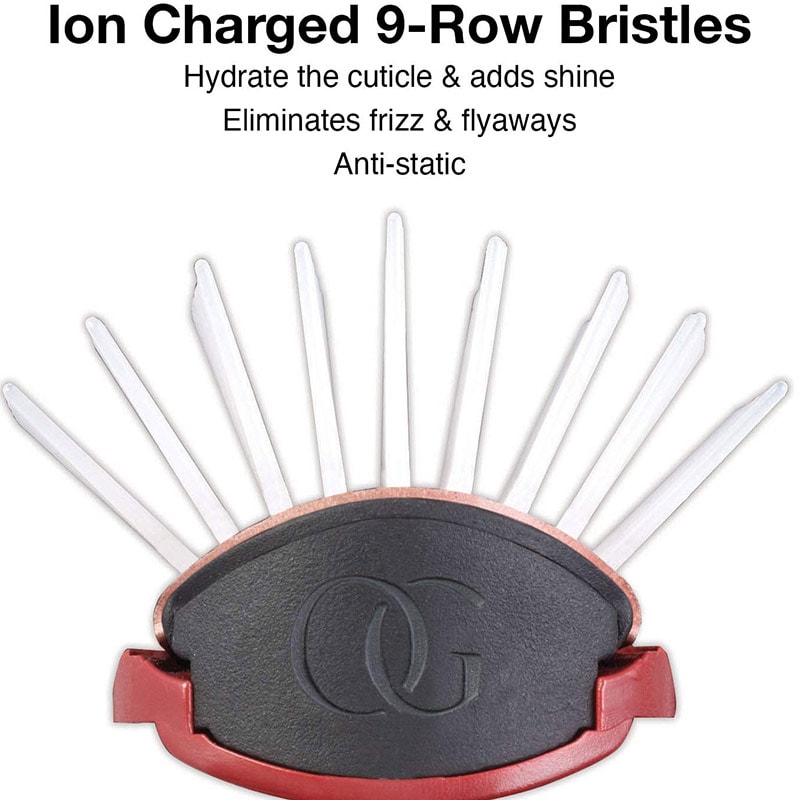 Olivia Garden HeatPro Ceramic & Ion Copper Thermal Brush Styler Collection - Image 5