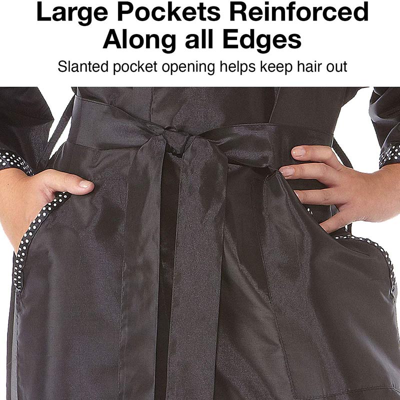 Olivia Garden Boutique All Purpose Gown, Black with Flower - Image 3