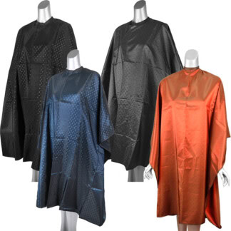 Salon Quality Cape Dots, Polyester, 130 x 148cm, Studs