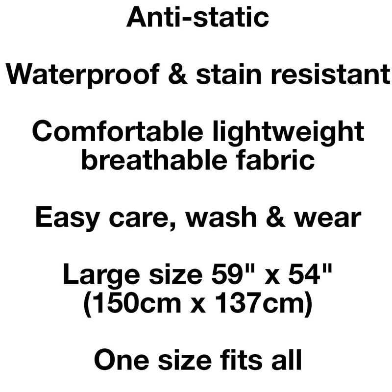 Olivia Garden Chic All Purpose Chemical Cape, Burgundy, Hooks - Image 3