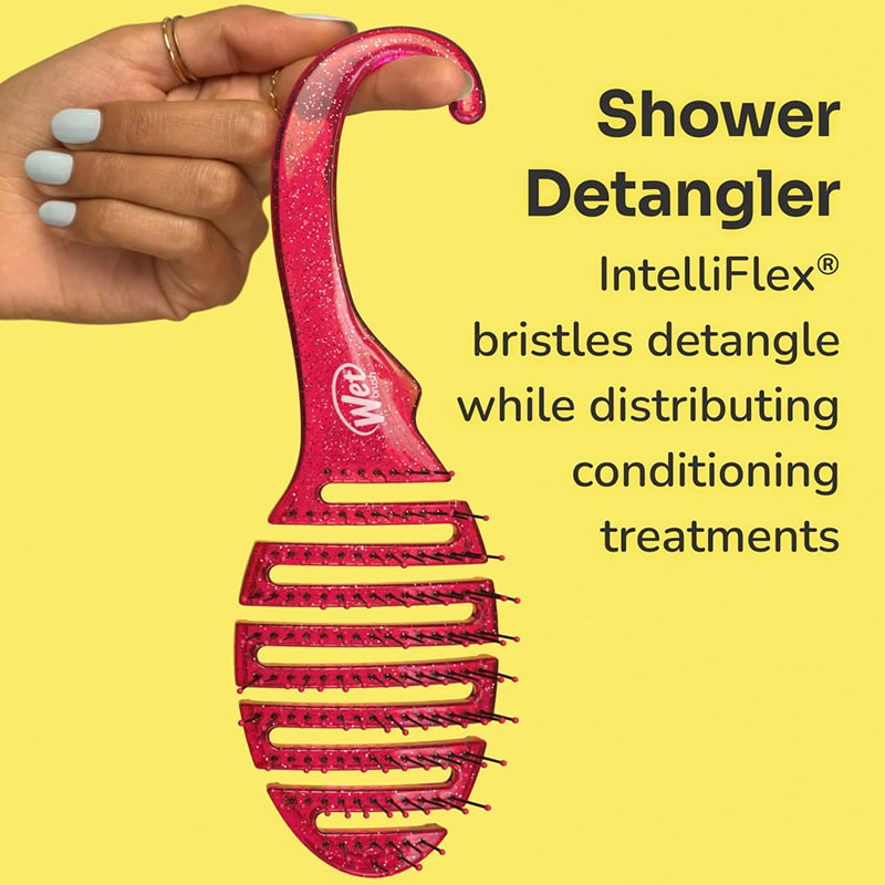 WetBrush Shower Detangler Solid Pink - Image 9