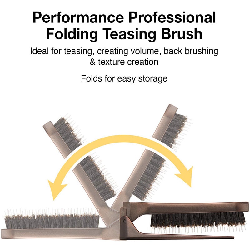 Olivia Garden Style Up Folding Teasing Brush Collection - Image 3