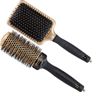 Olivia Garden Ceramic & Ion Thermal Gold Brush Collection