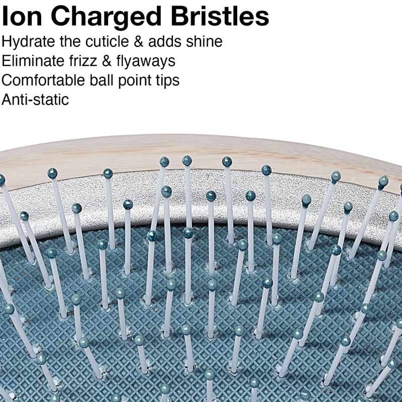 Olivia Garden EcoHair Thermal Bamboo Paddle & Cushion Brush Collection - Image 2