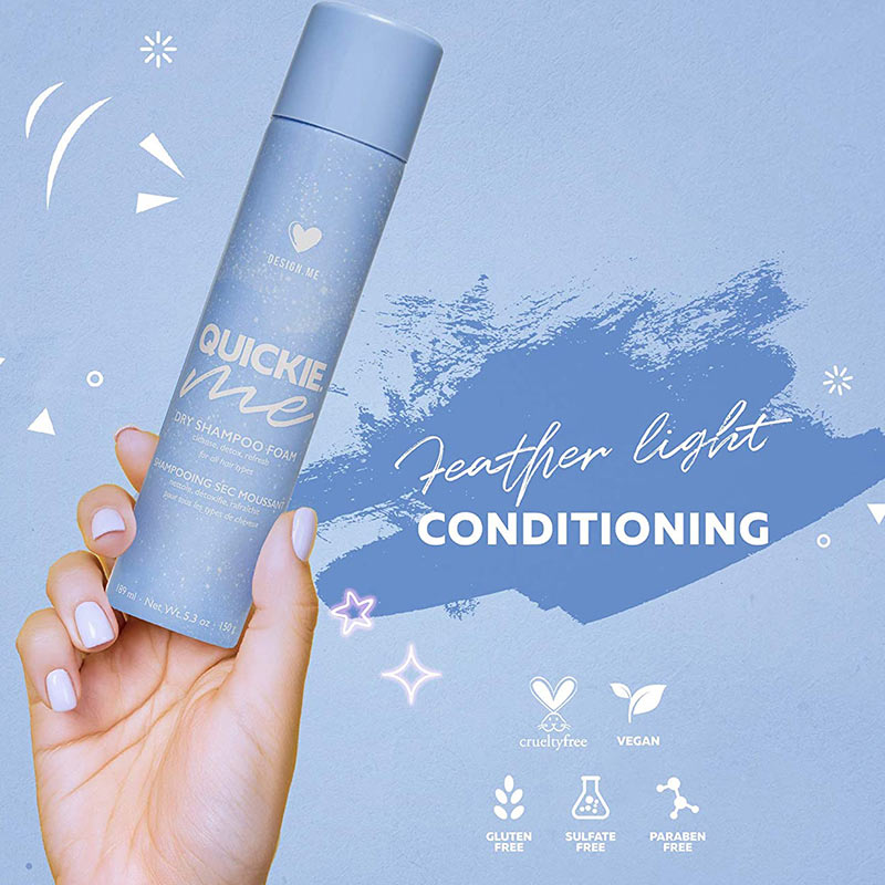 DESIGN.ME QUICKIE.ME Dry Shampoo Foam, 189ml - Image 9