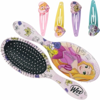 WetBrush Disney Rapunzel Tangled Styling Kit, Brush & 4 Clips