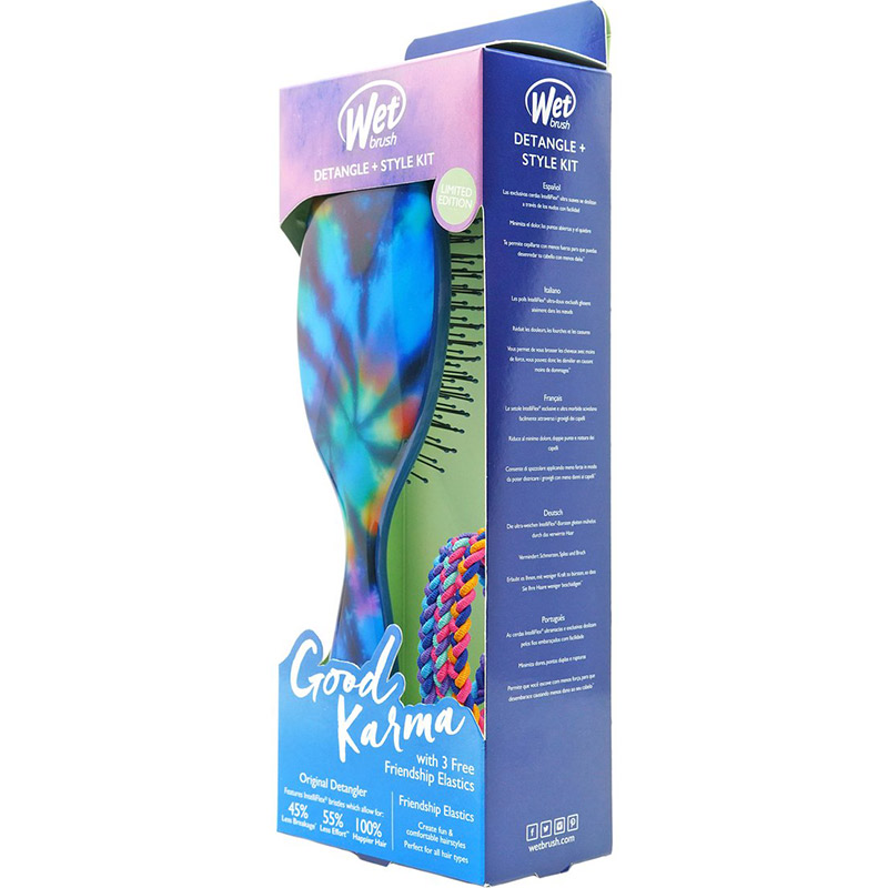 WetBrush Good Karma Back To School Style Kit, Brush & 3 Bands - Image 7