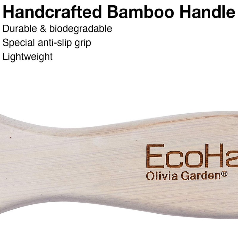 Olivia Garden EcoHair Thermal Bamboo Paddle & Cushion Brush Collection - Image 5