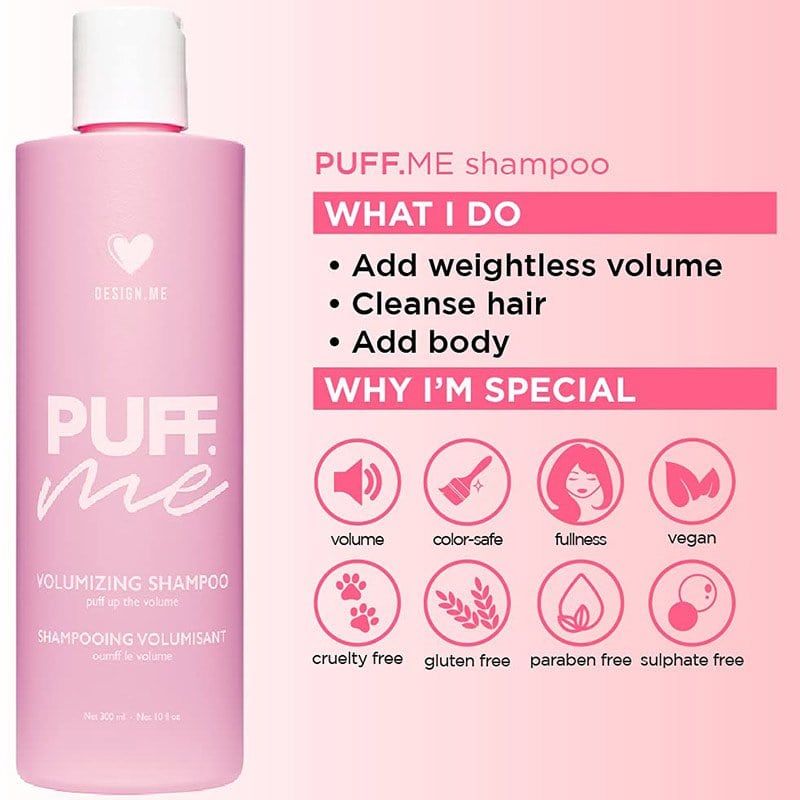 DESIGN.ME PUFF.ME Volumizing Shampoo, 1 Litre - Image 8