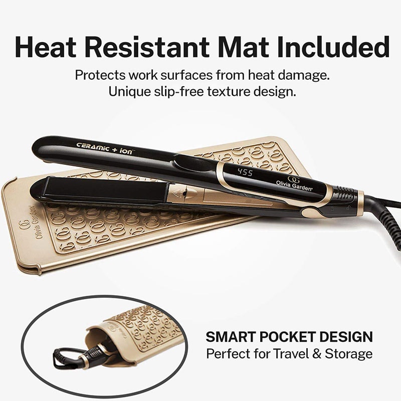 Olivia Garden Ceramic & Ion High Performance Iron, 235˚C, 25mm & Free Gifts Promotion - Image 11