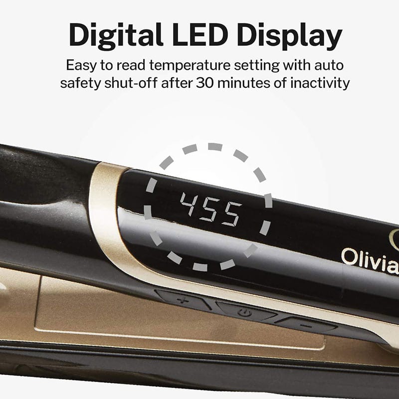 Olivia Garden Ceramic & Ion High Performance Iron, 235˚C, 25mm & Free Gifts Promotion - Image 12