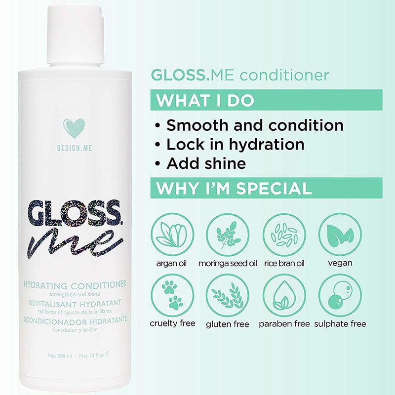 DESIGN.ME GLOSS.ME Hydrating Conditioner, 300ml - Image 7