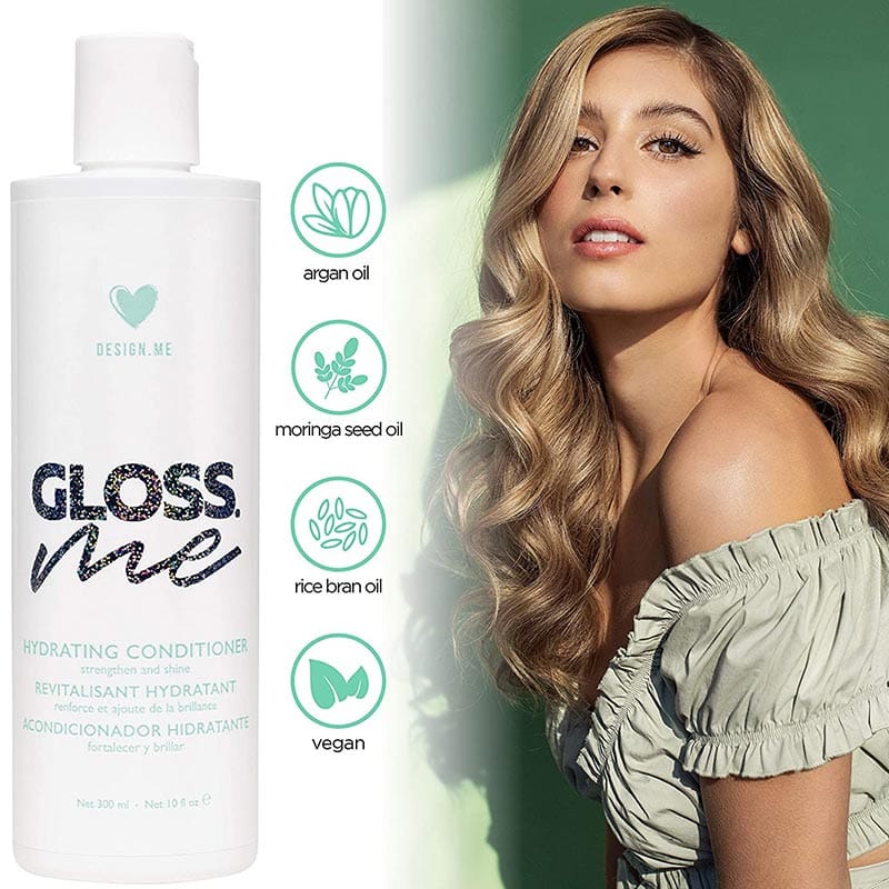 DESIGN.ME GLOSS.ME Hydrating Conditioner, 300ml - Image 8