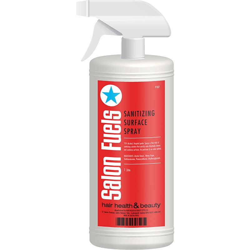 Salon Fuels Surfaces Sanitiser Spray with Trigger, 1 Litre