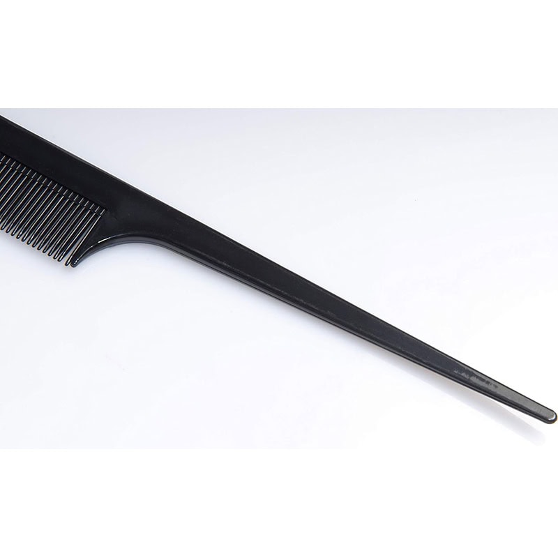 Diane Black/Bone Thick Rat Tail Comb, 9.25 inch - Image 3