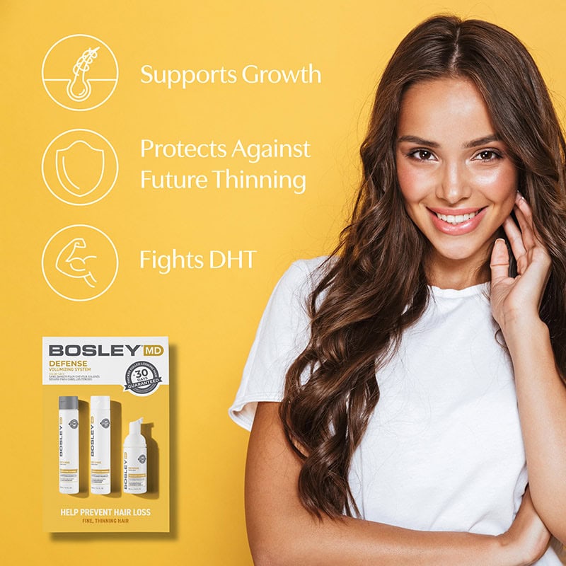 Bosley Defense for Coloured Normal to Fine Hair Starter Pack, 3 Pieces - Image 12