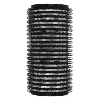 Ceramic Hair Perm Rollers, Black with White Core - 28mm, 5/Pack