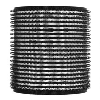 Ceramic Hair Perm Rollers, Black with White Core - 54mm, 3/Pack