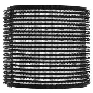 Ceramic Hair Perm Rollers, Black with White Core - 65mm, 3/Pack