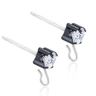 Blomdahl Safety Earrings - Black Titanium Ear Pin