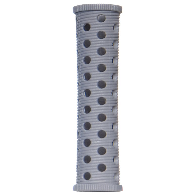 Diane Plastic Mesh Rollers with Pins - 16mm, Grey, 10/Pack