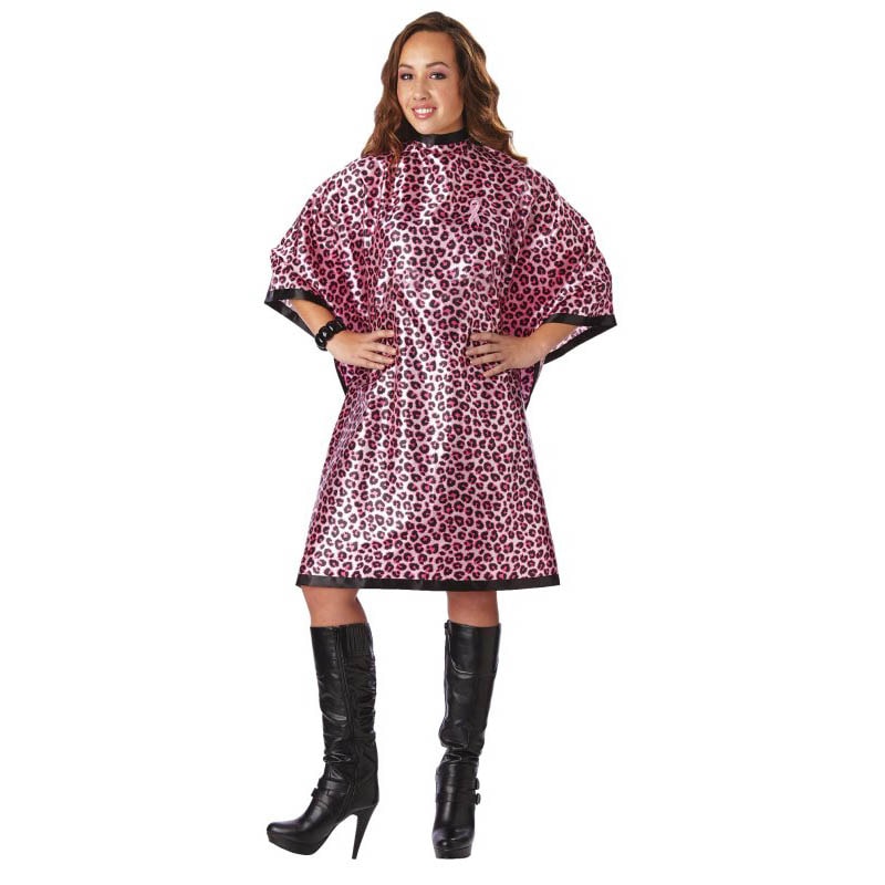 Olivia Garden Pink Leopard Cape, Snaps