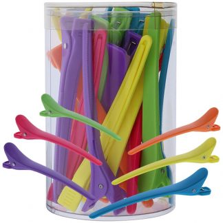 Sectioning Clips Tub, Candy Assorted, 11.6cm, 24/Tub