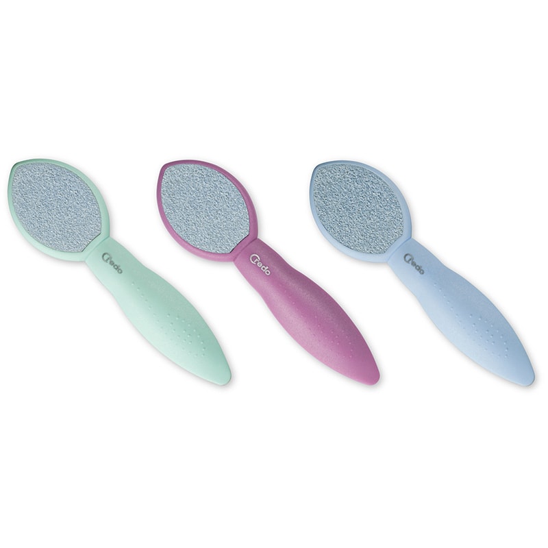 Credo Solingen Duo Coarse & Fine Foot File, Assorted Pastel Colours