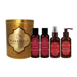 Marrakesh Hair Care Tin Set, 4 Pieces